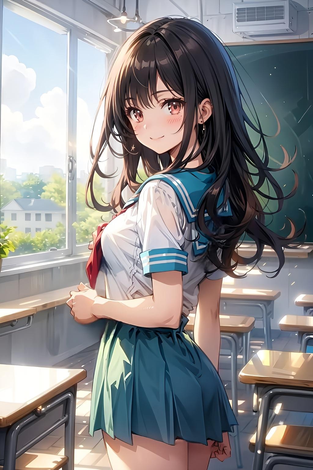ちちぷいJK（立ち姿）