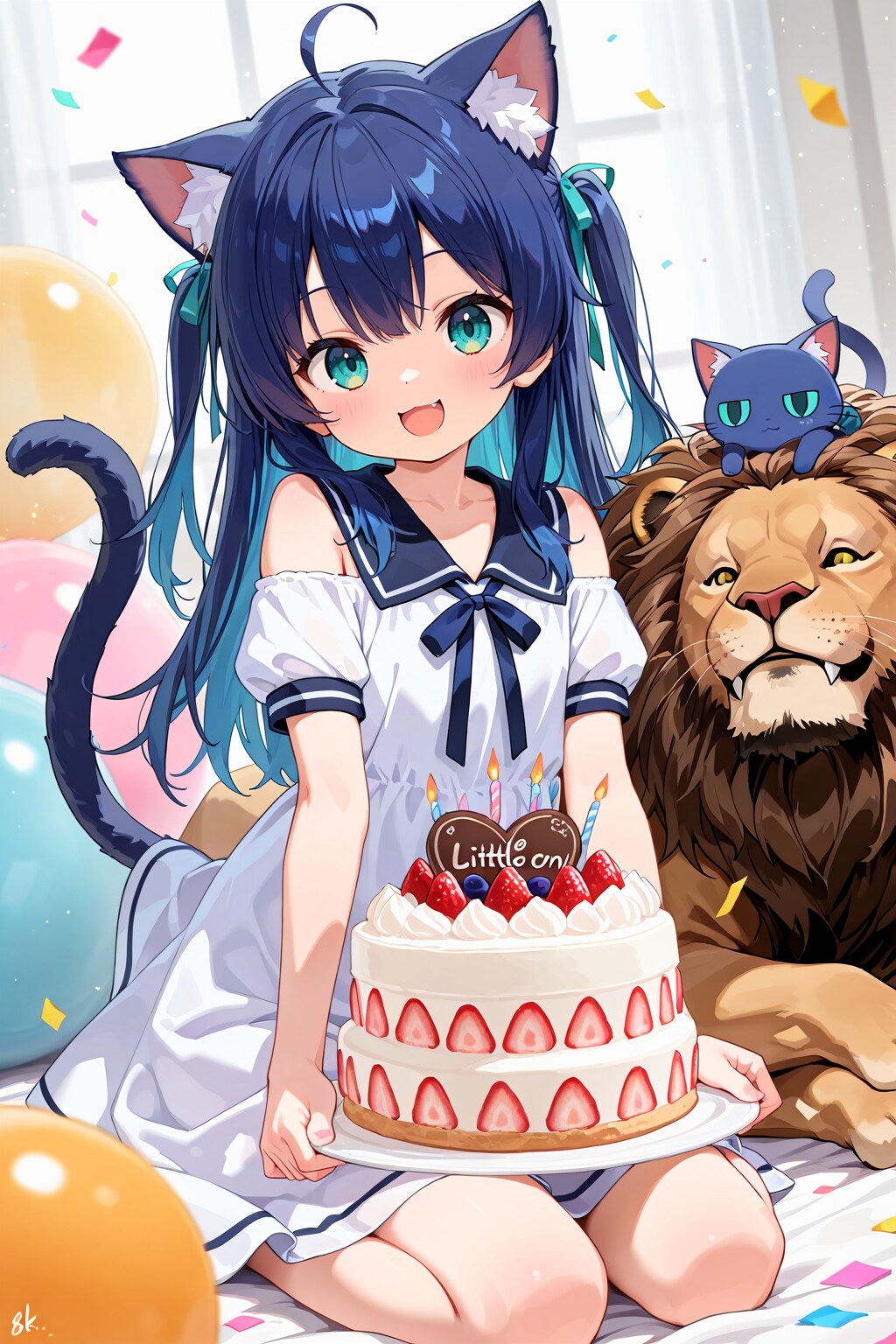 【がぞうどうぞ】４月４日はねこなみさくらさんの誕生日！ | の人気AIイラスト・グラビア