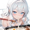 ぶっかけ食事風景 2 2枚目