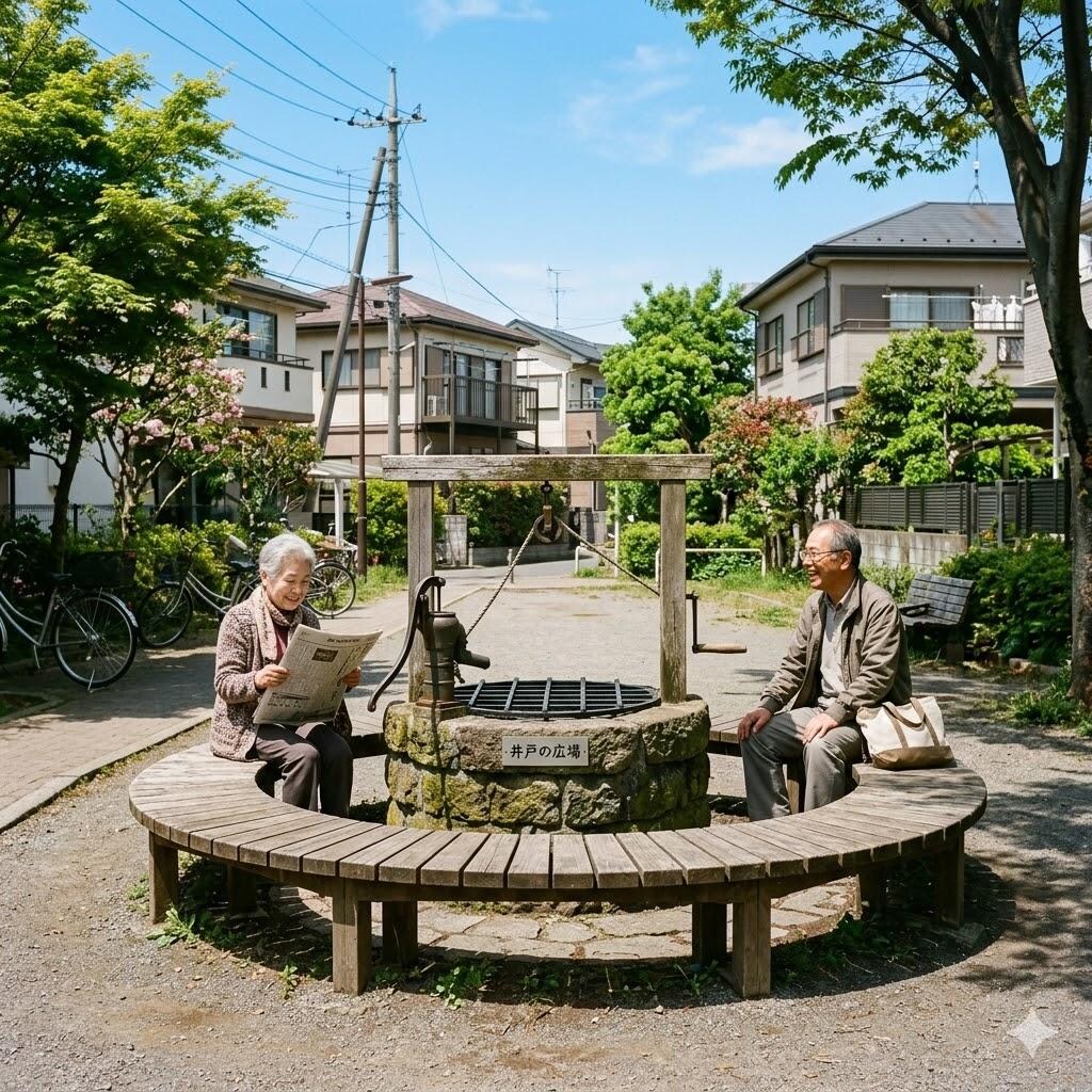 町の深い穴のビーチ