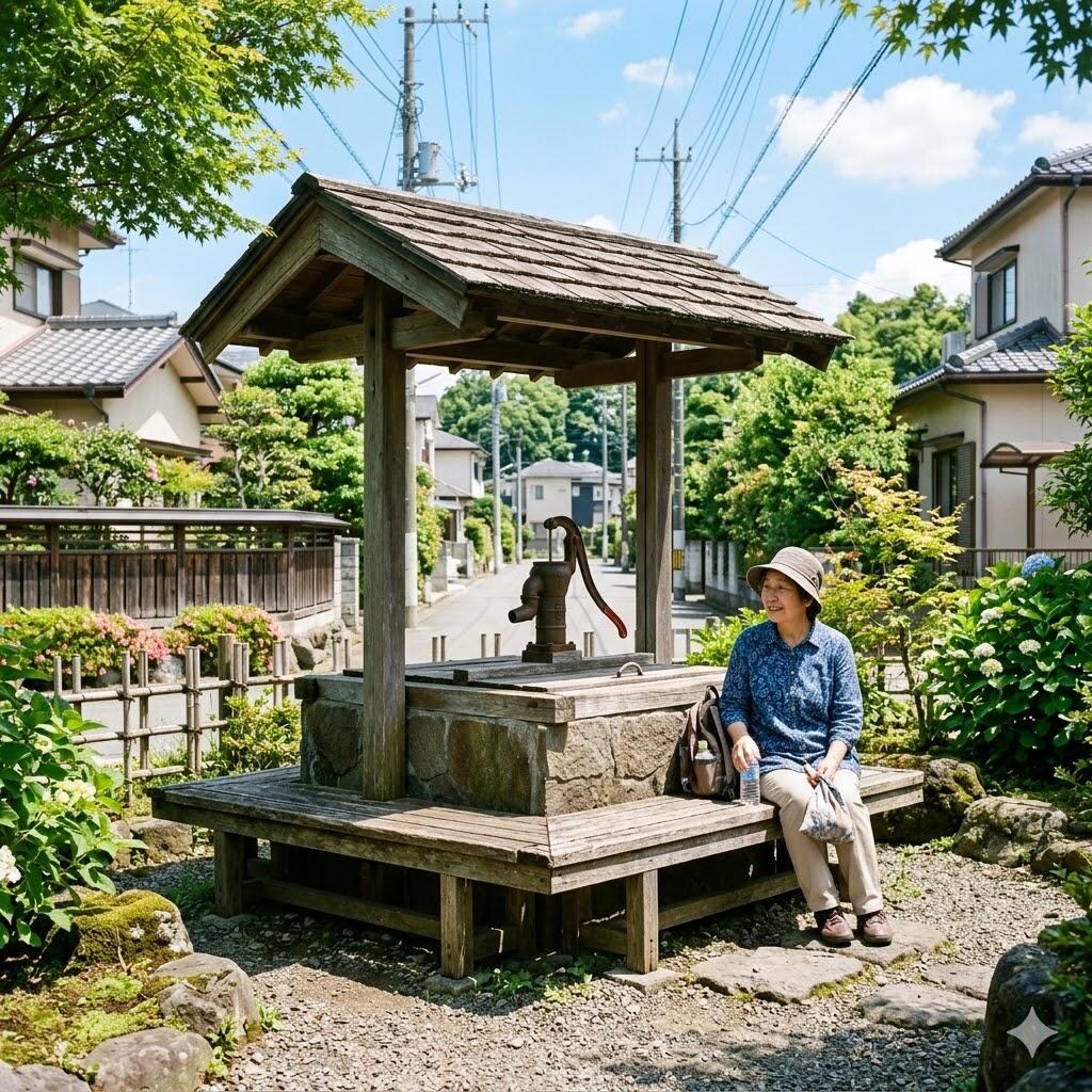 町の深い穴のビーチ