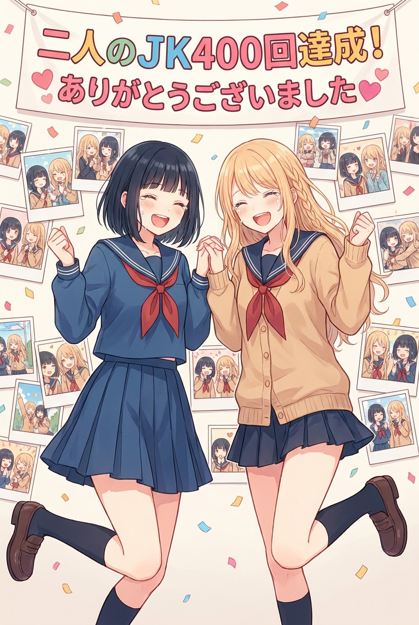 二人のJK400🎉🎉🎉🎉