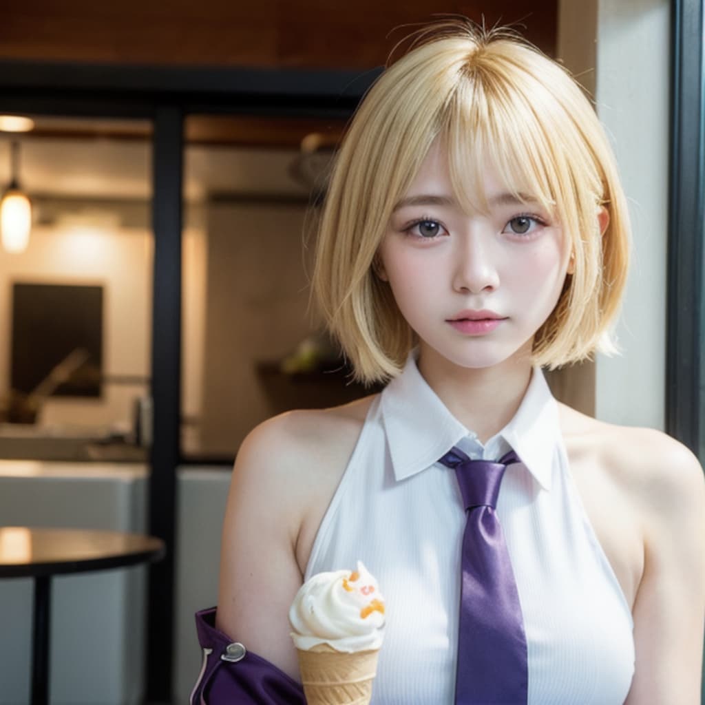 ジェラート屋の看板娘