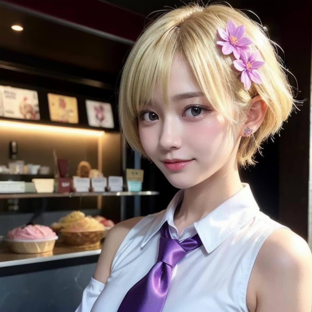 ジェラート屋の看板娘