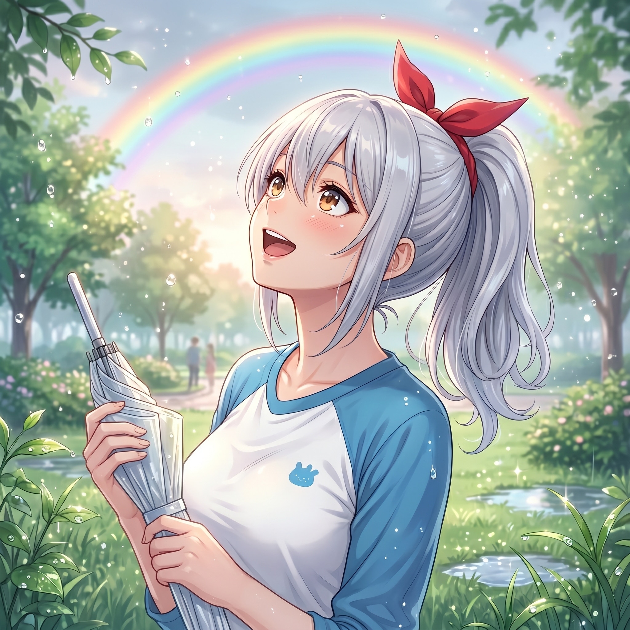 エル「虹ぃー！」