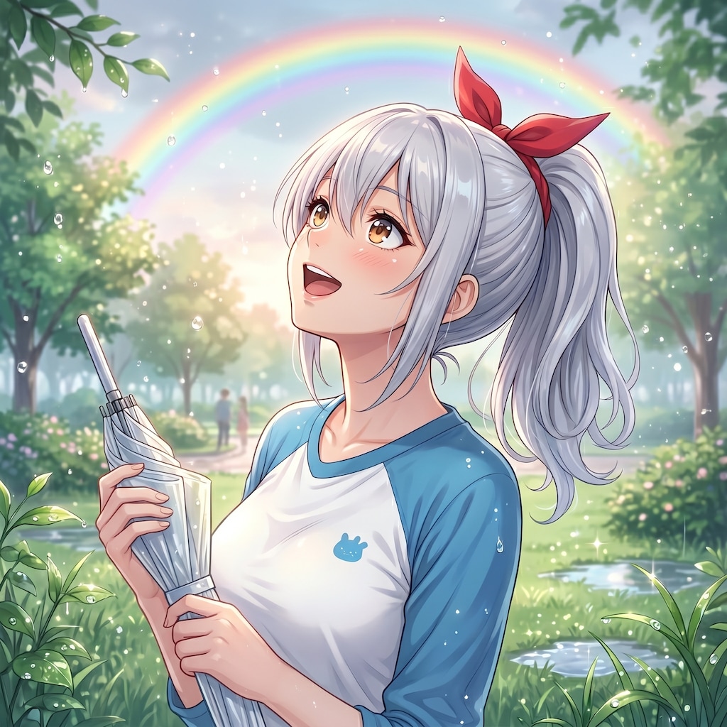 エル「虹ぃー！」