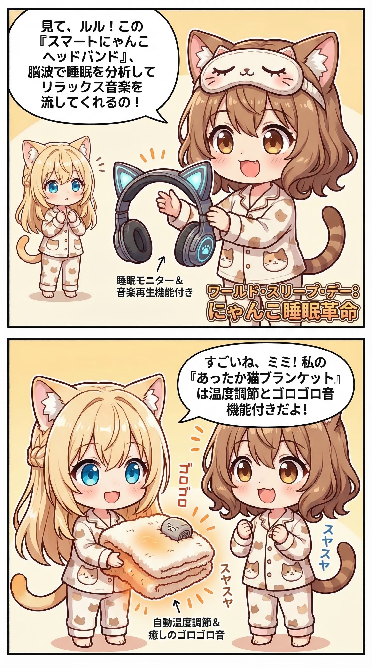 にゃんこ睡眠革命+他１本 | の人気AIイラスト・グラビア