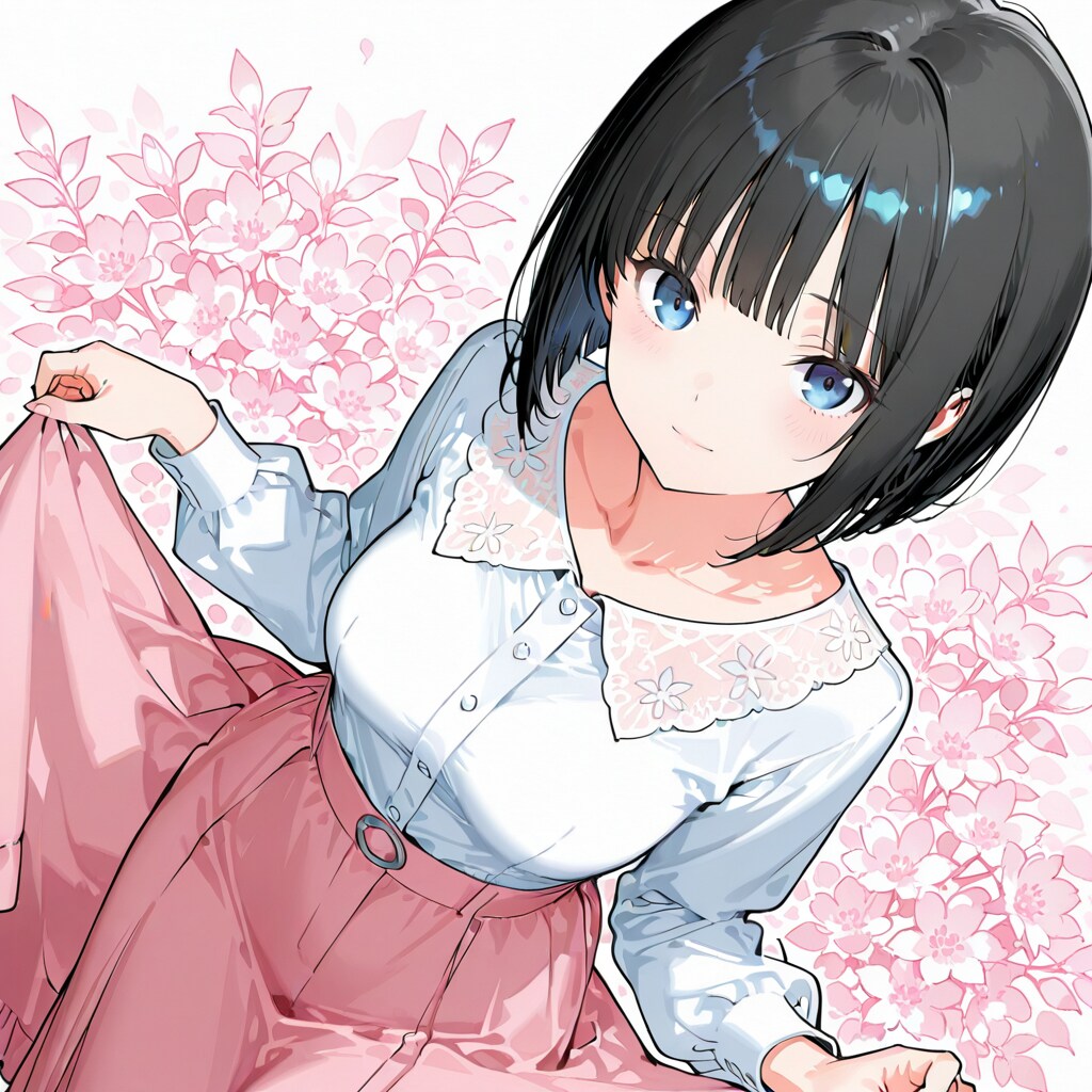 【よその子】黒髪栞さん
