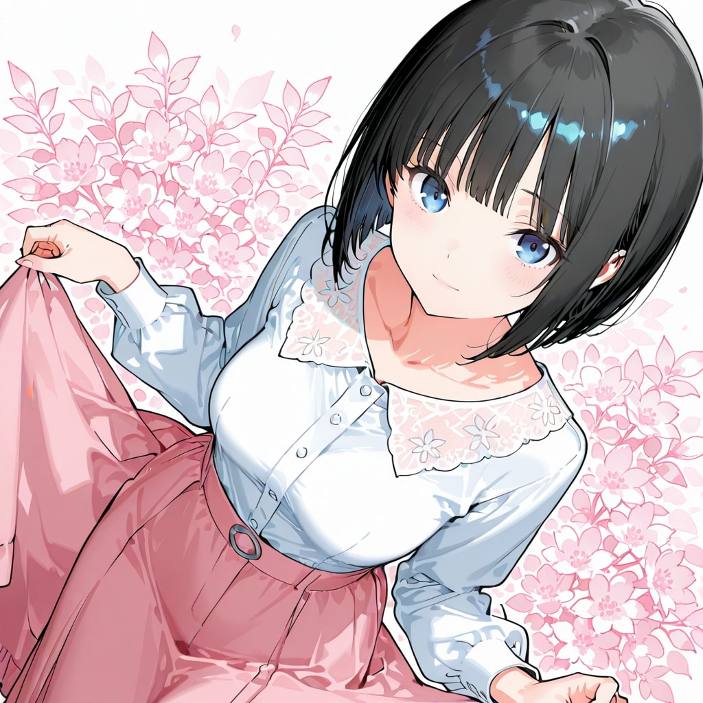 【よその子】黒髪栞さん