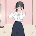 【よその子】黒髪栞さん 2枚目
