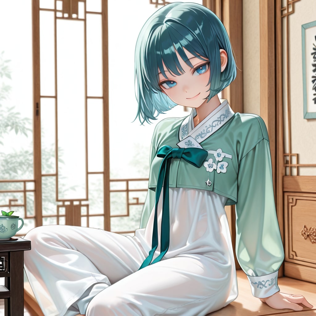 伝統茶屋でのひと休み(2) | の人気AIイラスト・グラビア