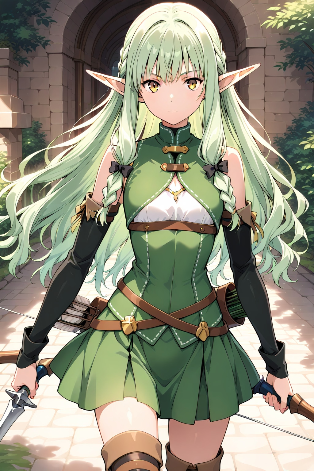 美少女エルフアーチャー | の人気AIイラスト・グラビア