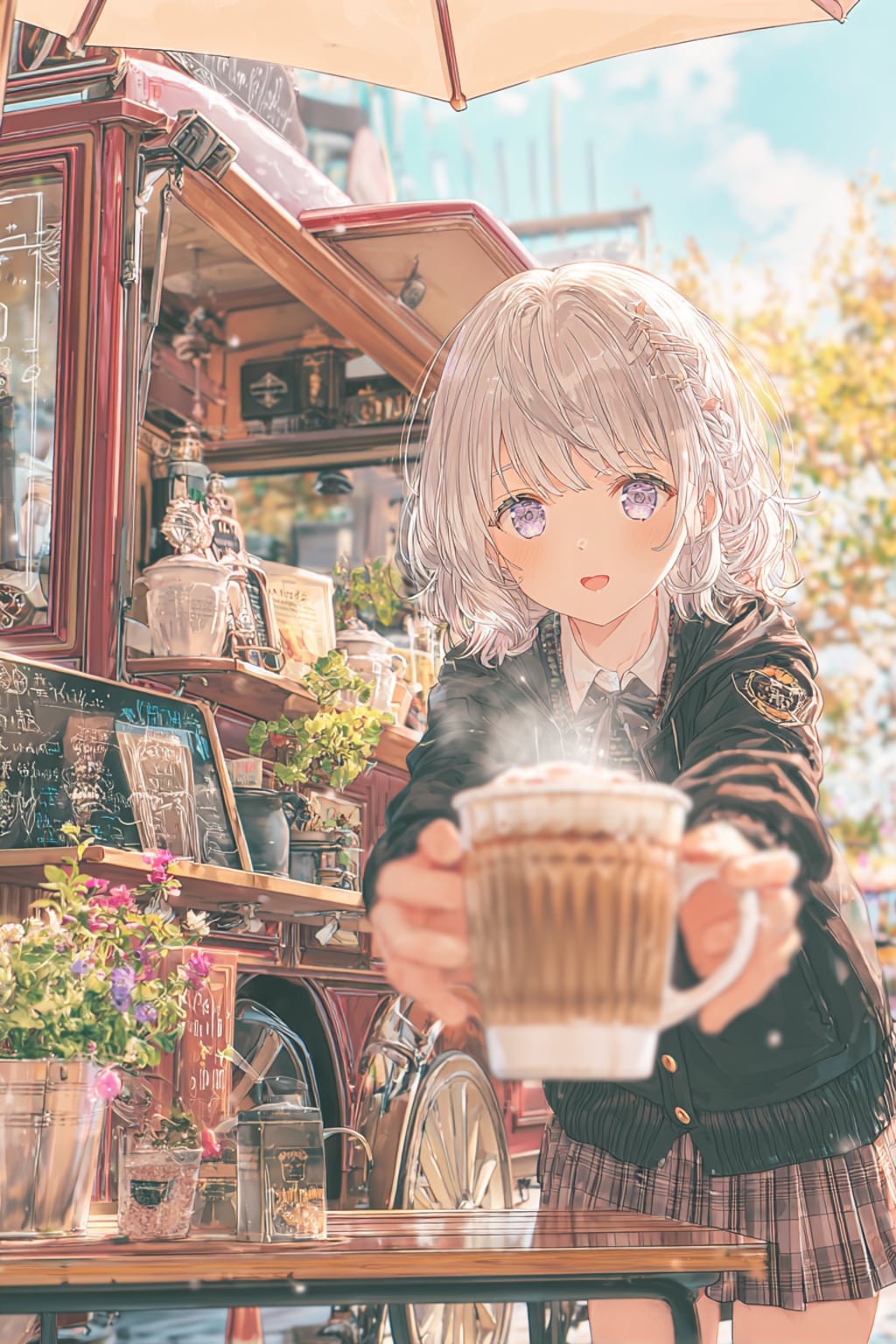 カフェでのひととき