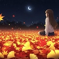 夜の紅葉 2枚目