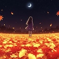 夜の紅葉 4枚目
