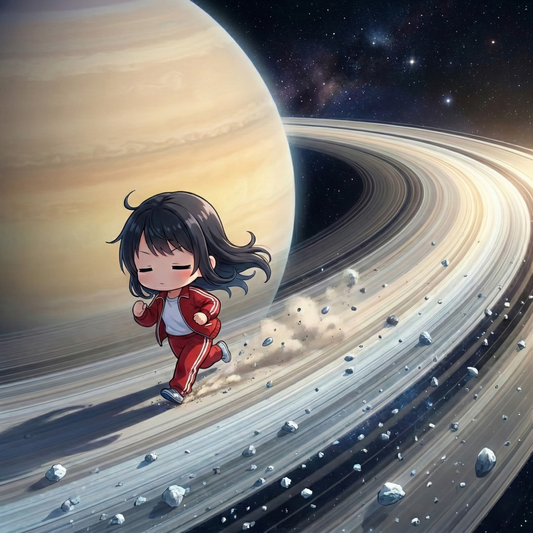 土星１周マラソン | の人気AIイラスト・グラビア