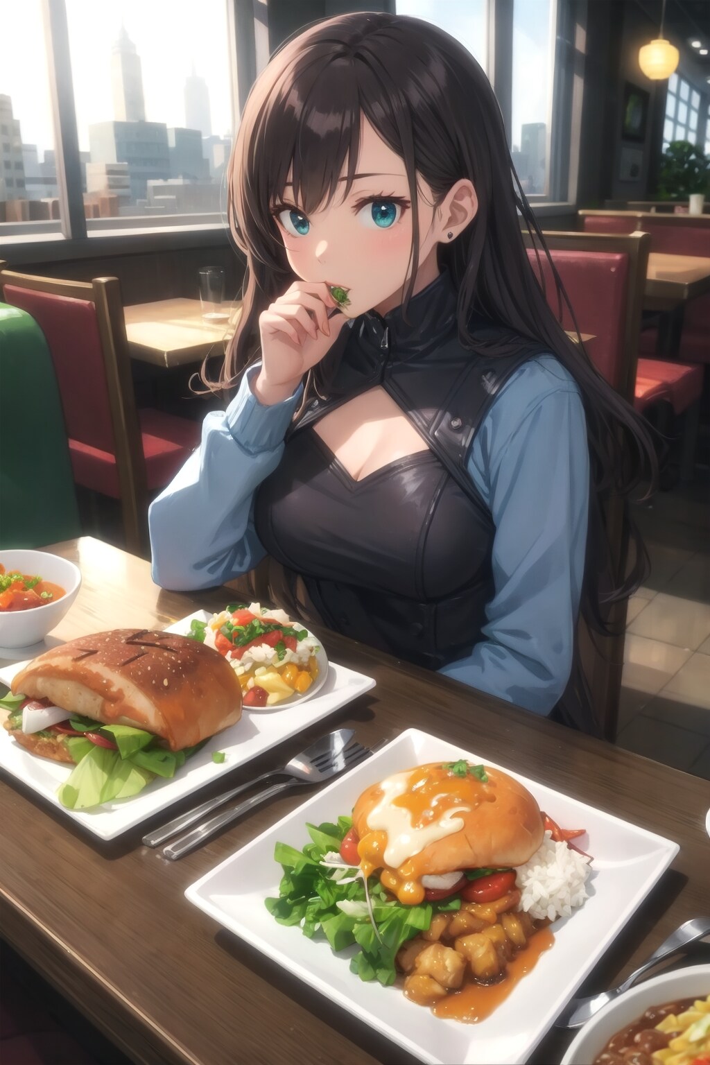 ゴーサム・カフェで昼食を