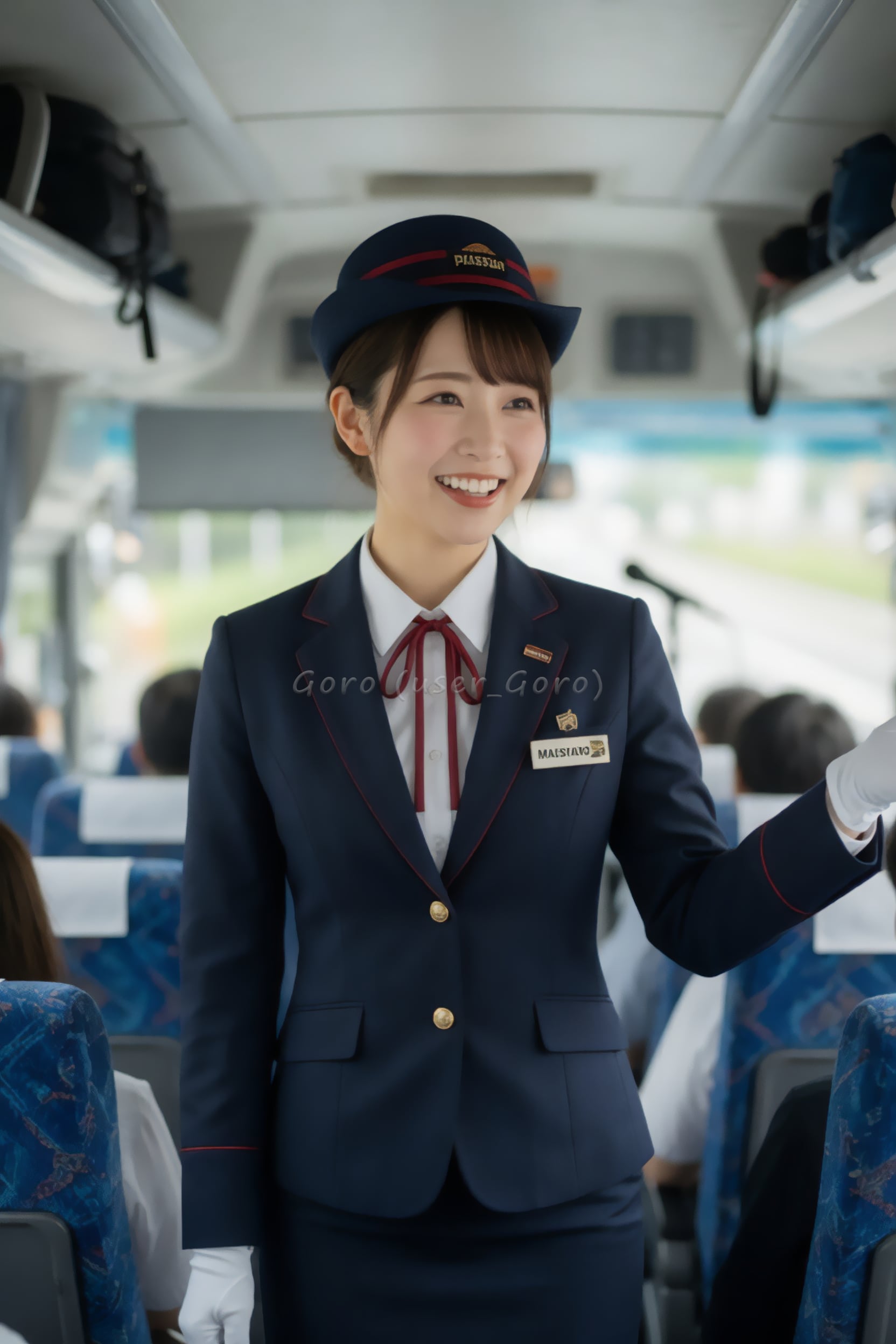 時間停止、バスガイド編