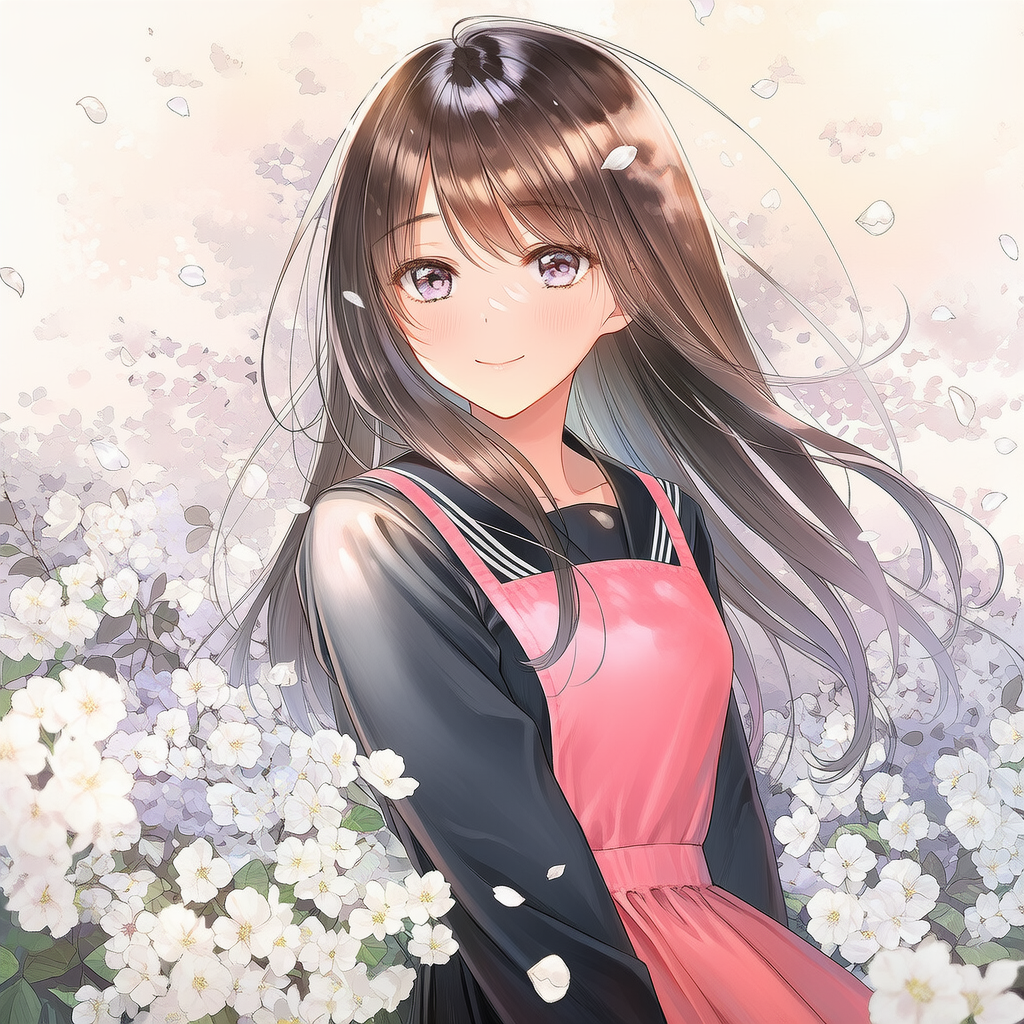セーラー服にエプロン