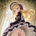 パンチラする金髪ちゃん 2枚目