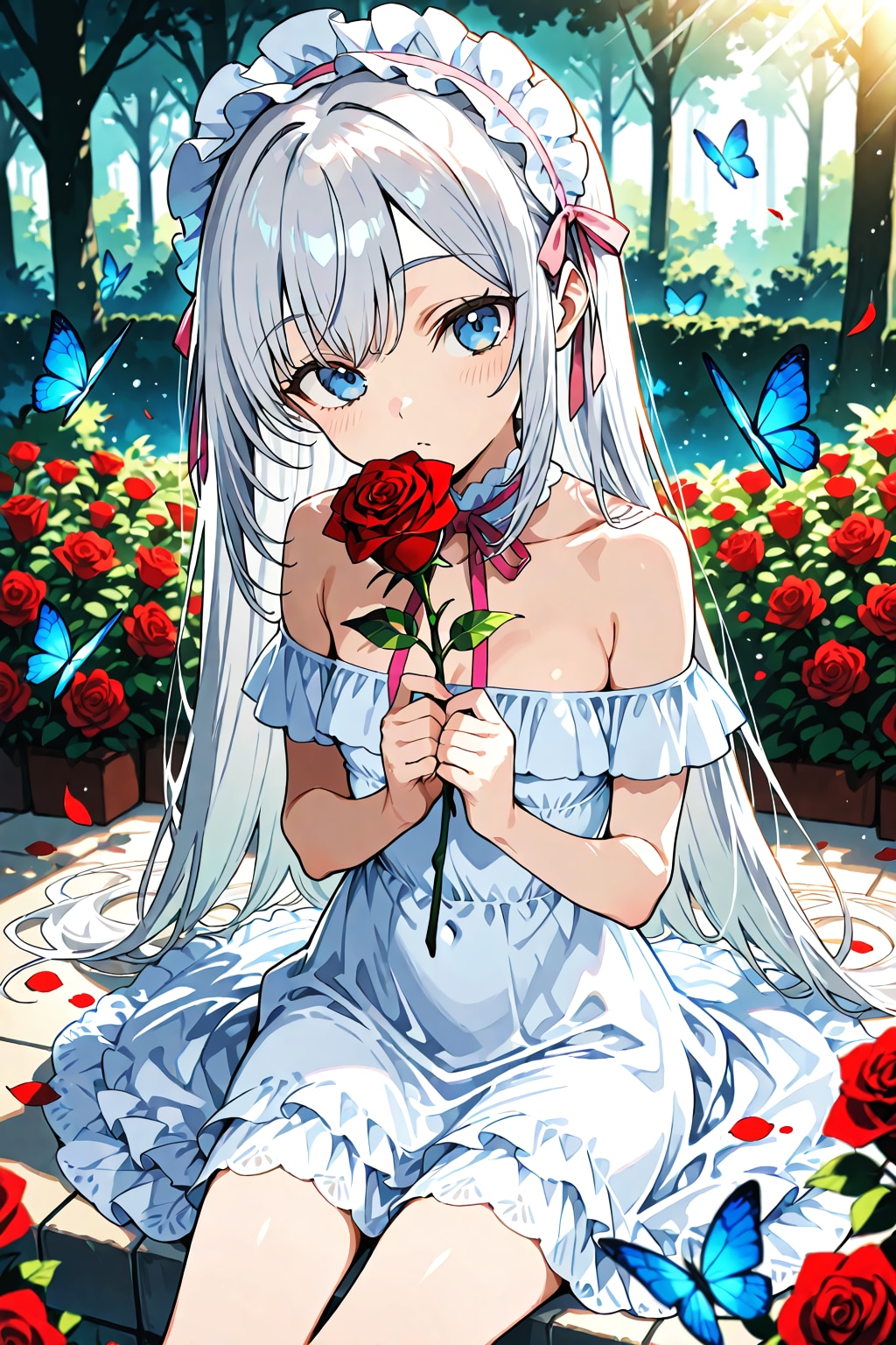 薔薇園の令嬢と青い蝶の羽ばたき