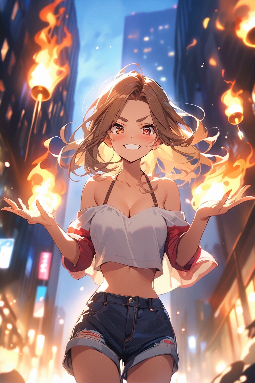 喧嘩？いいよ〜♪ | の人気AIイラスト・グラビア