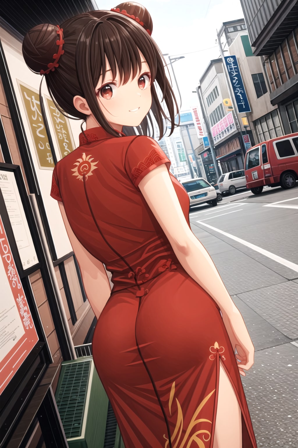 FROSTでチャイナドレス　240703