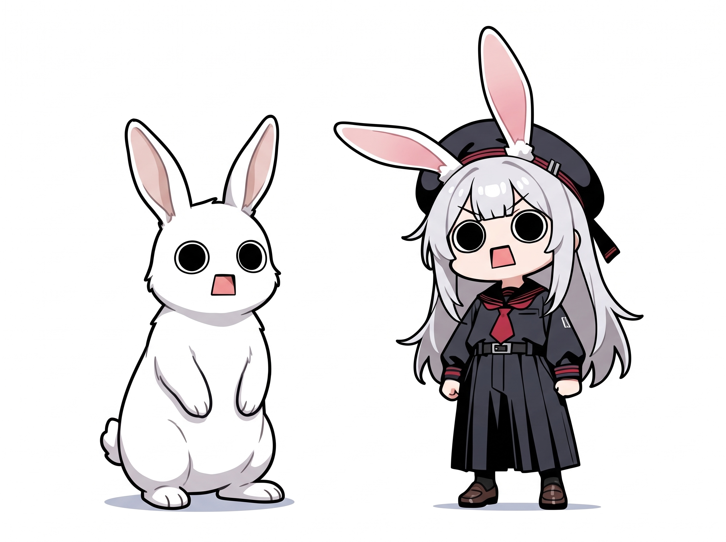 えらいこっちゃ兎とえらいこっちゃ嬢 | の人気AIイラスト・グラビア