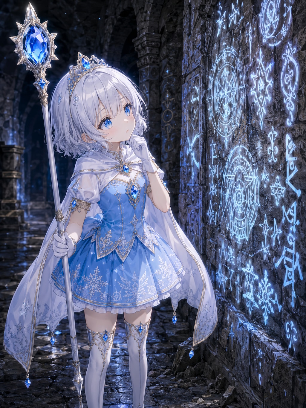 魔法少女、謎解き中