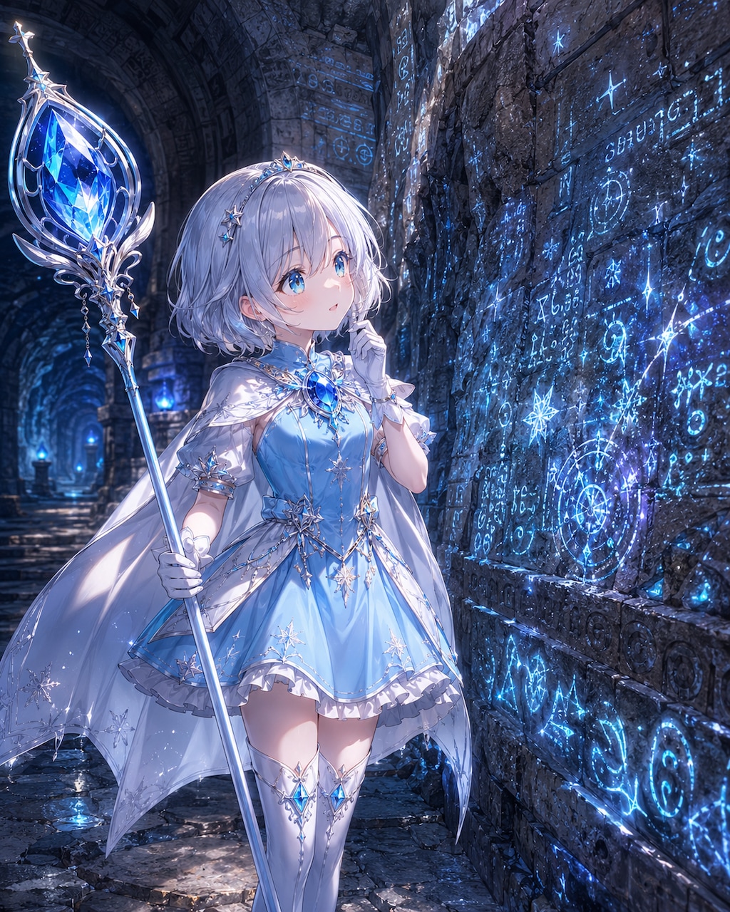 魔法少女、謎解き中