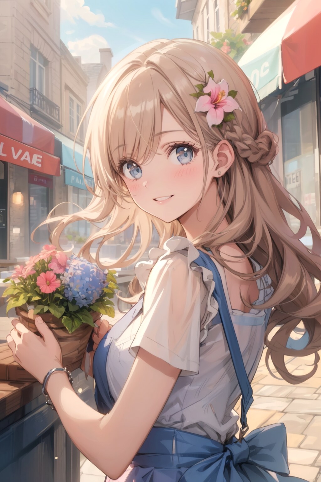 夏のアレンジメント作ります？ | の人気AIイラスト・グラビア
