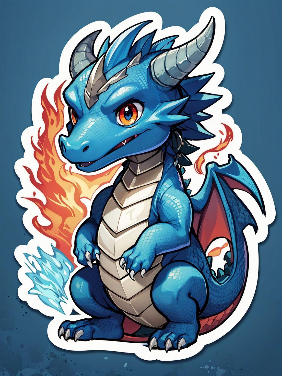 ドラゴンステッカー