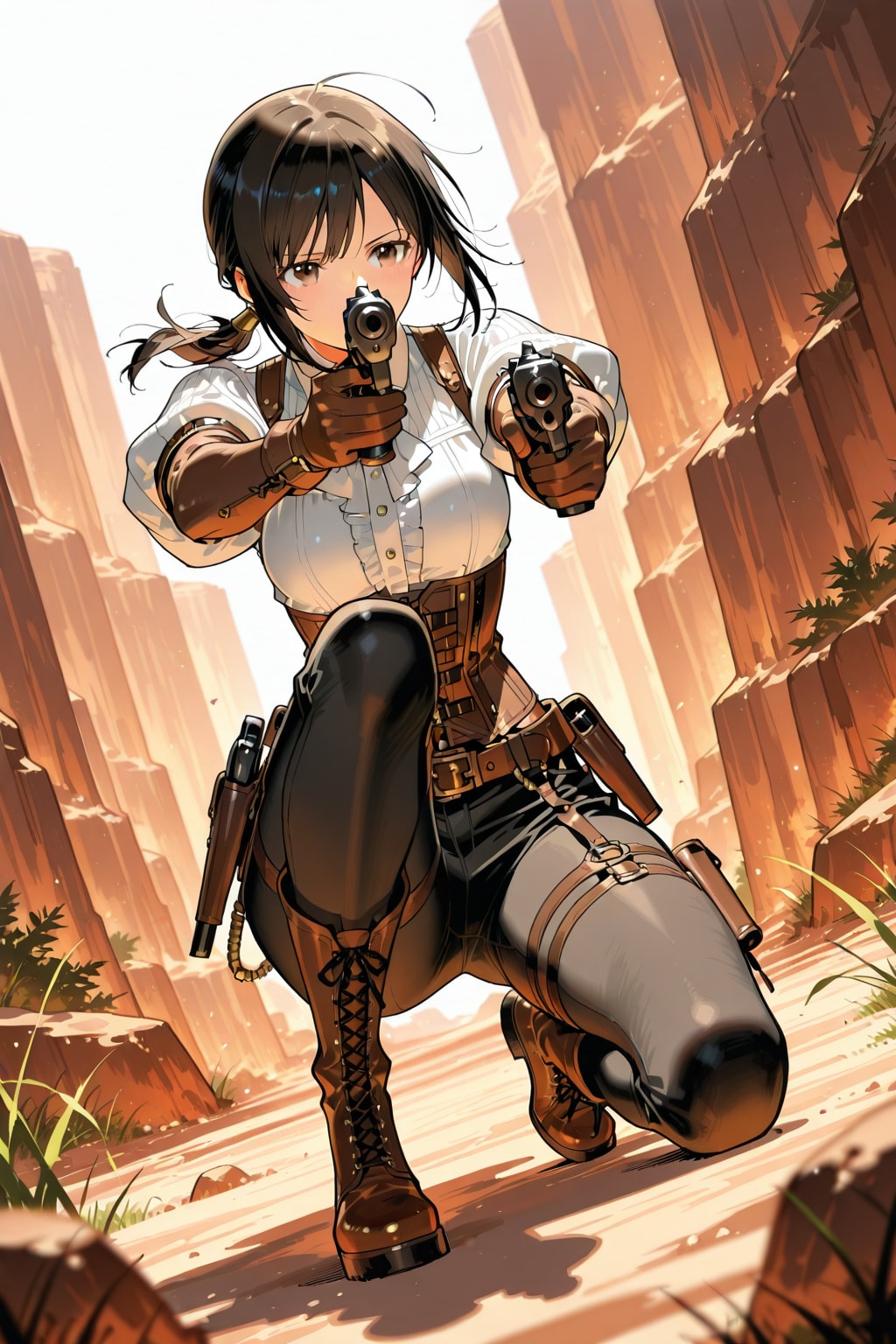 荒野で | の人気AIイラスト・グラビア