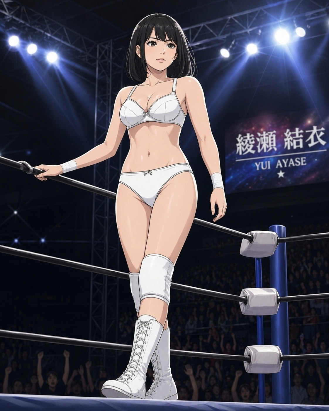 なんか急に10人くらい増えたヒールに負けた美人ファイター