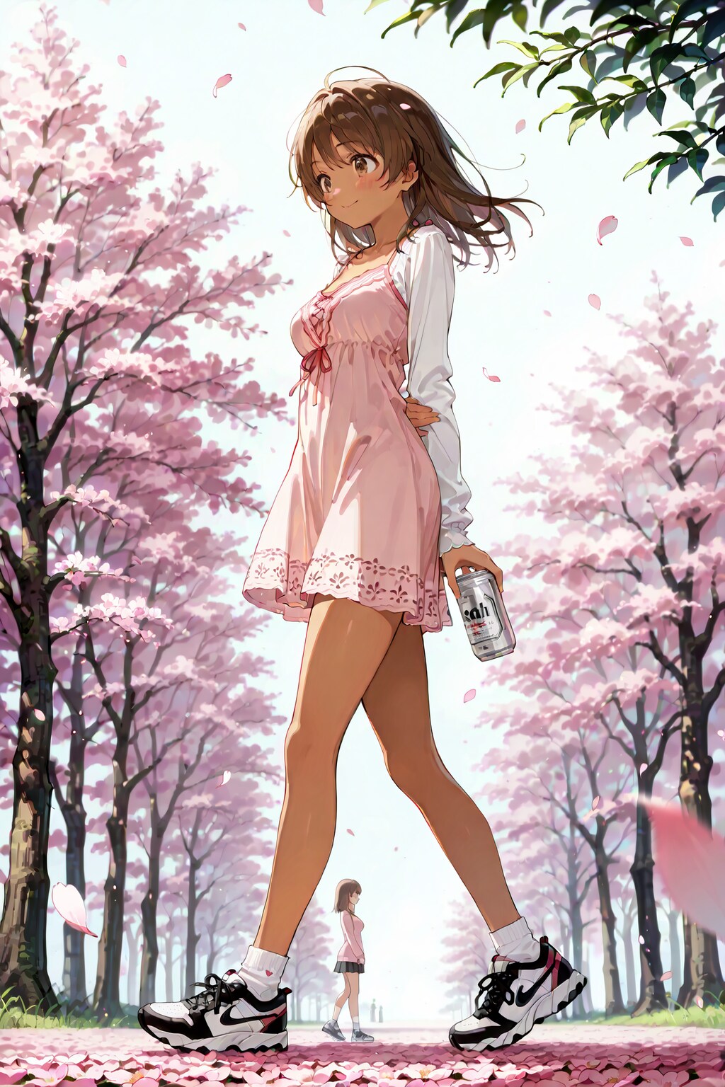 スニーカーで気軽にお花見 Y312