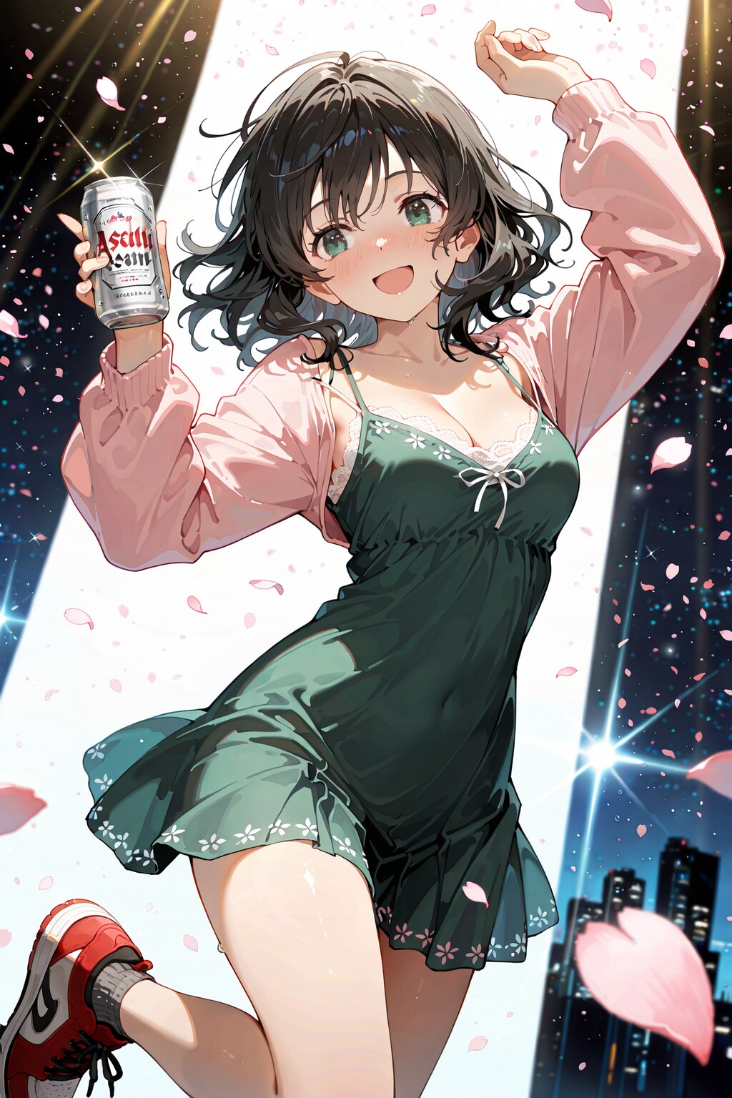 スニーカーで気軽にお花見 Y312