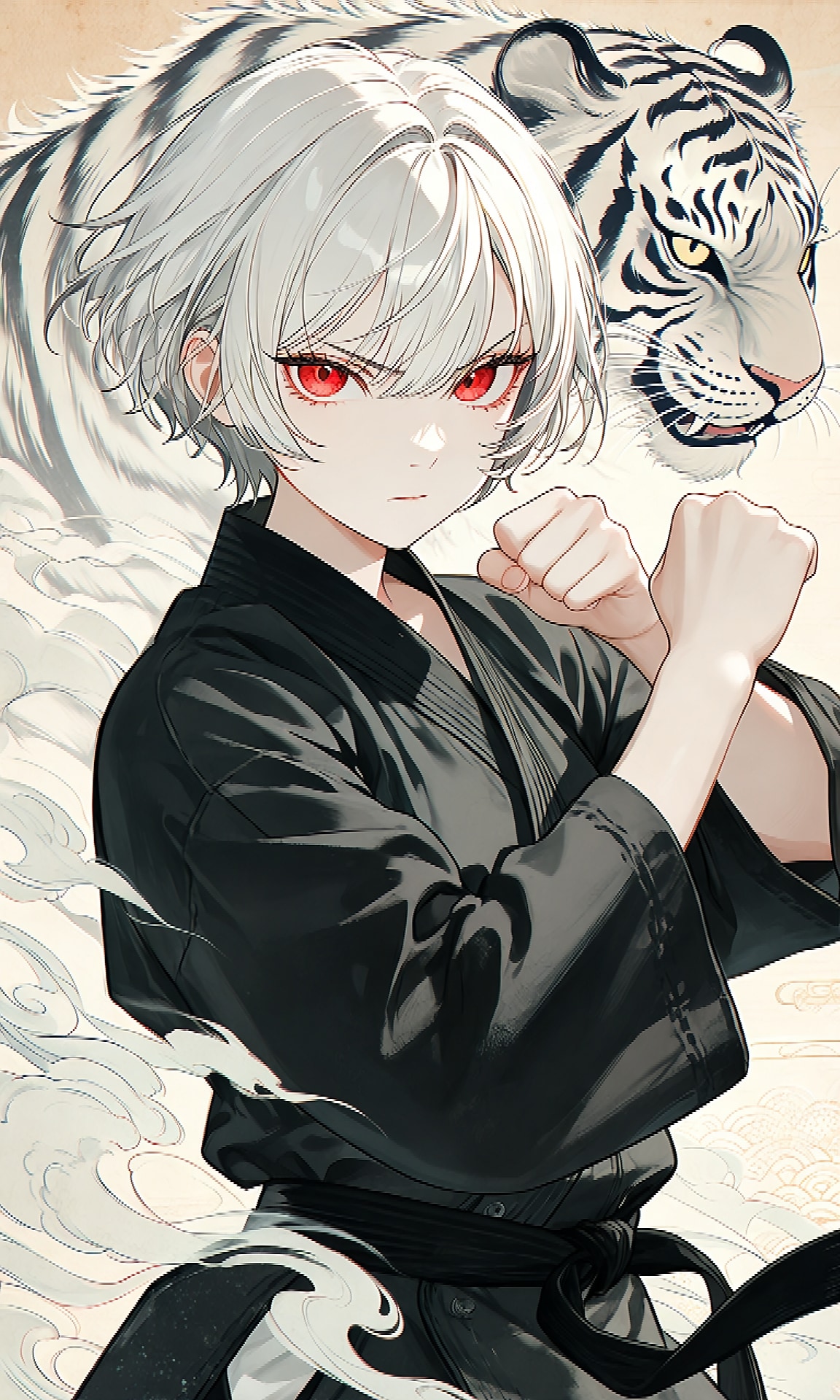 白虎演舞 | の人気AIイラスト・グラビア