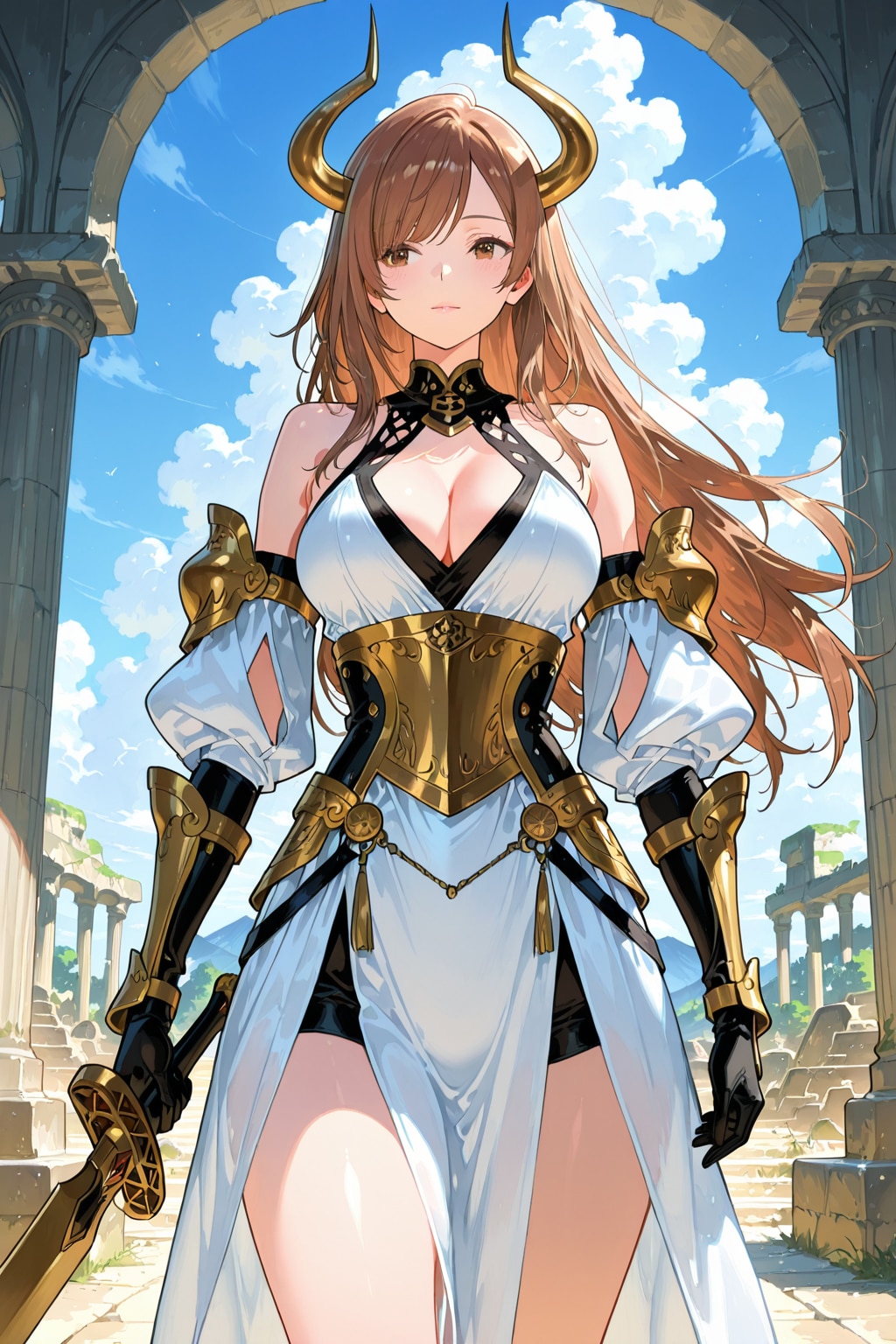 角が生えた？② | の人気AIイラスト・グラビア