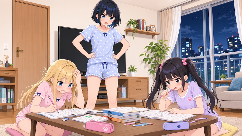 もうすぐ夏休み終わり〜