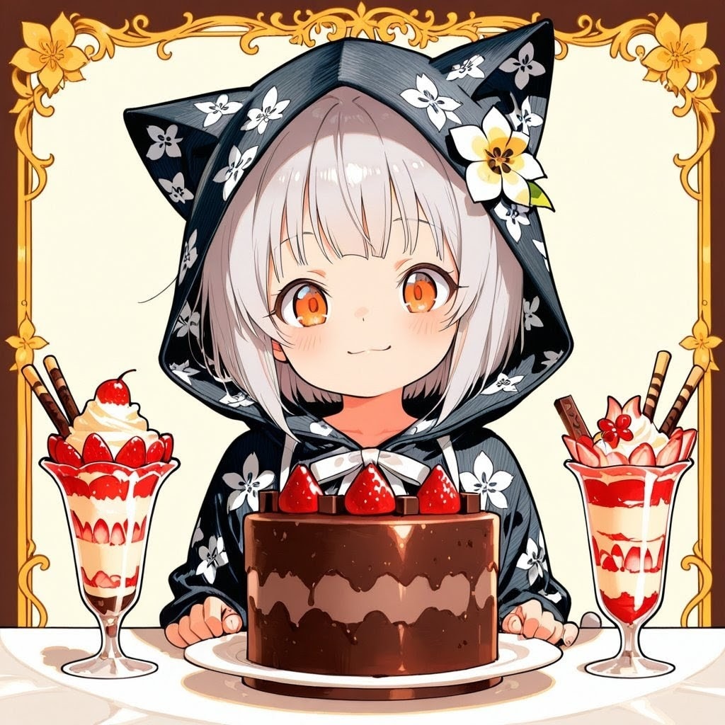 スイーツは別腹です | の人気AIイラスト・グラビア