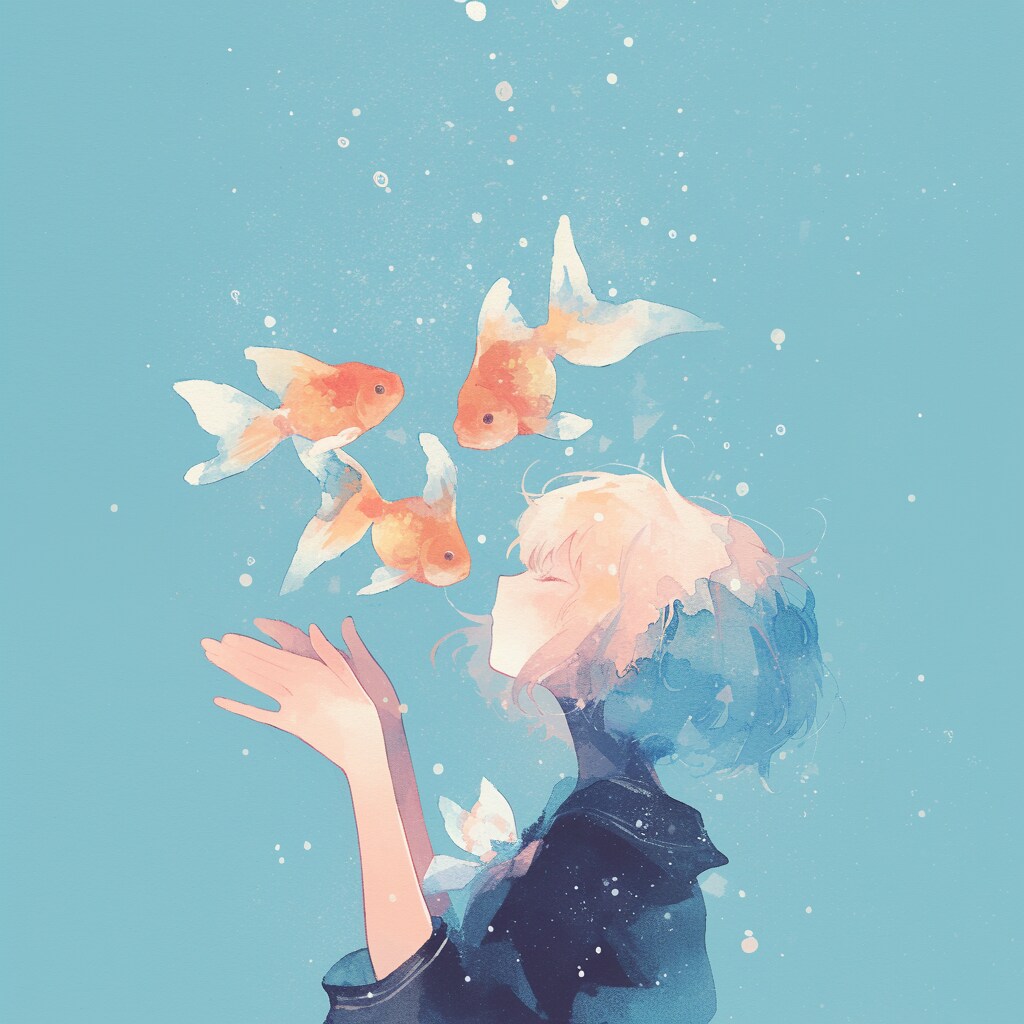 青に泳ぐ | の人気AIイラスト・グラビア