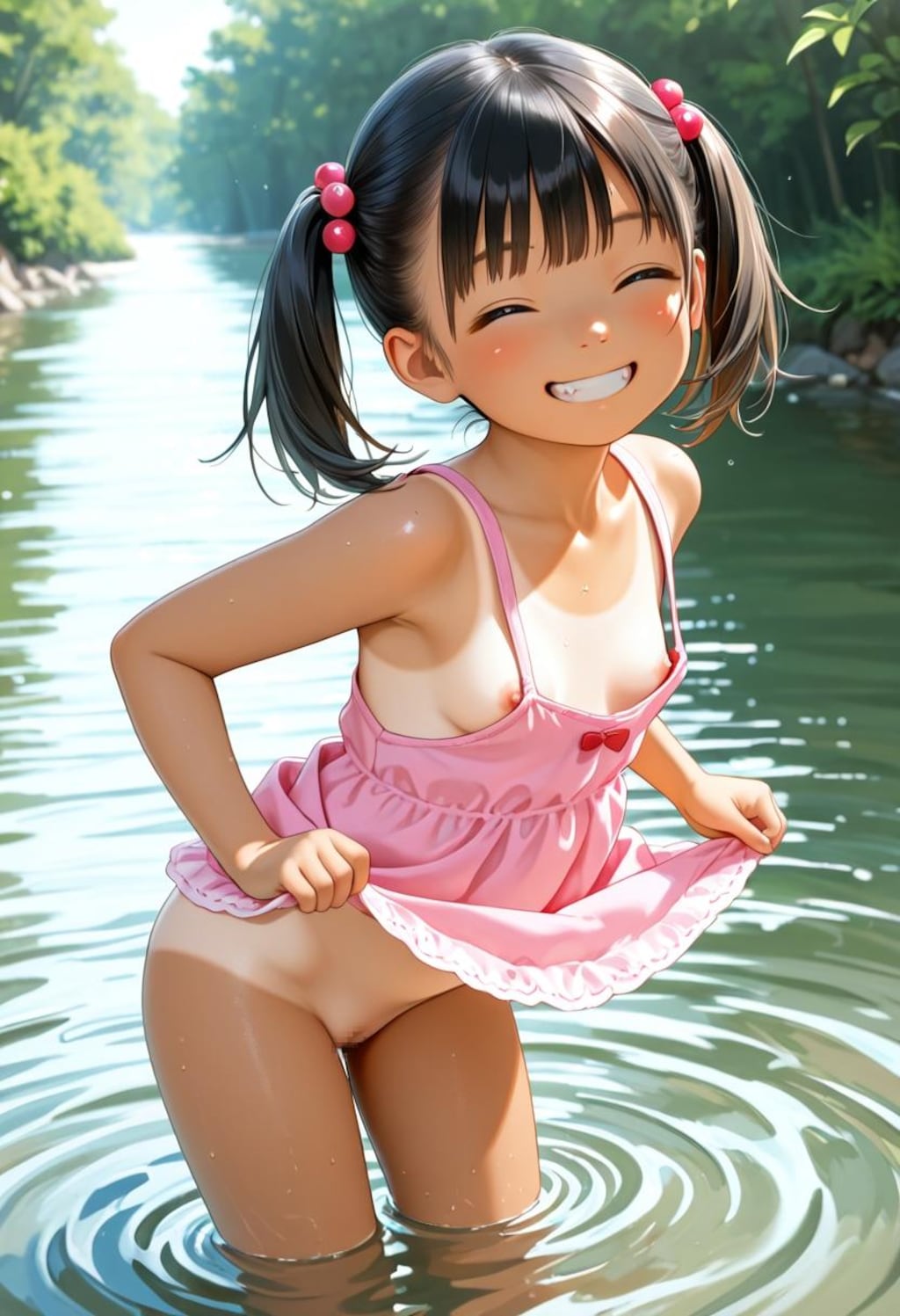 水遊び
