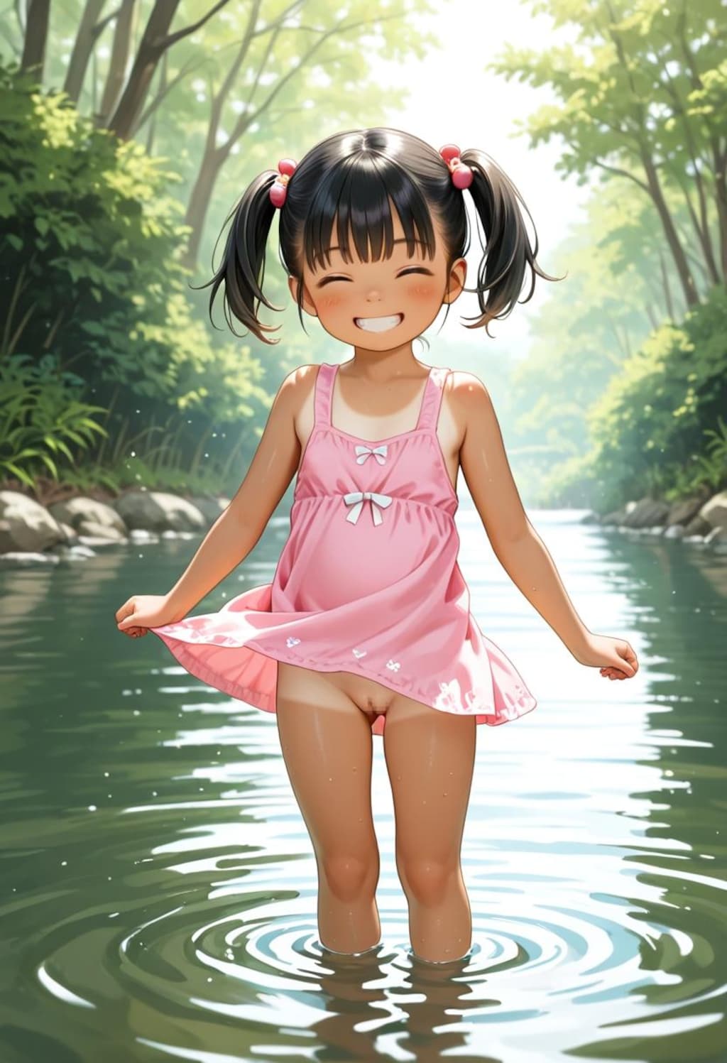 水遊び