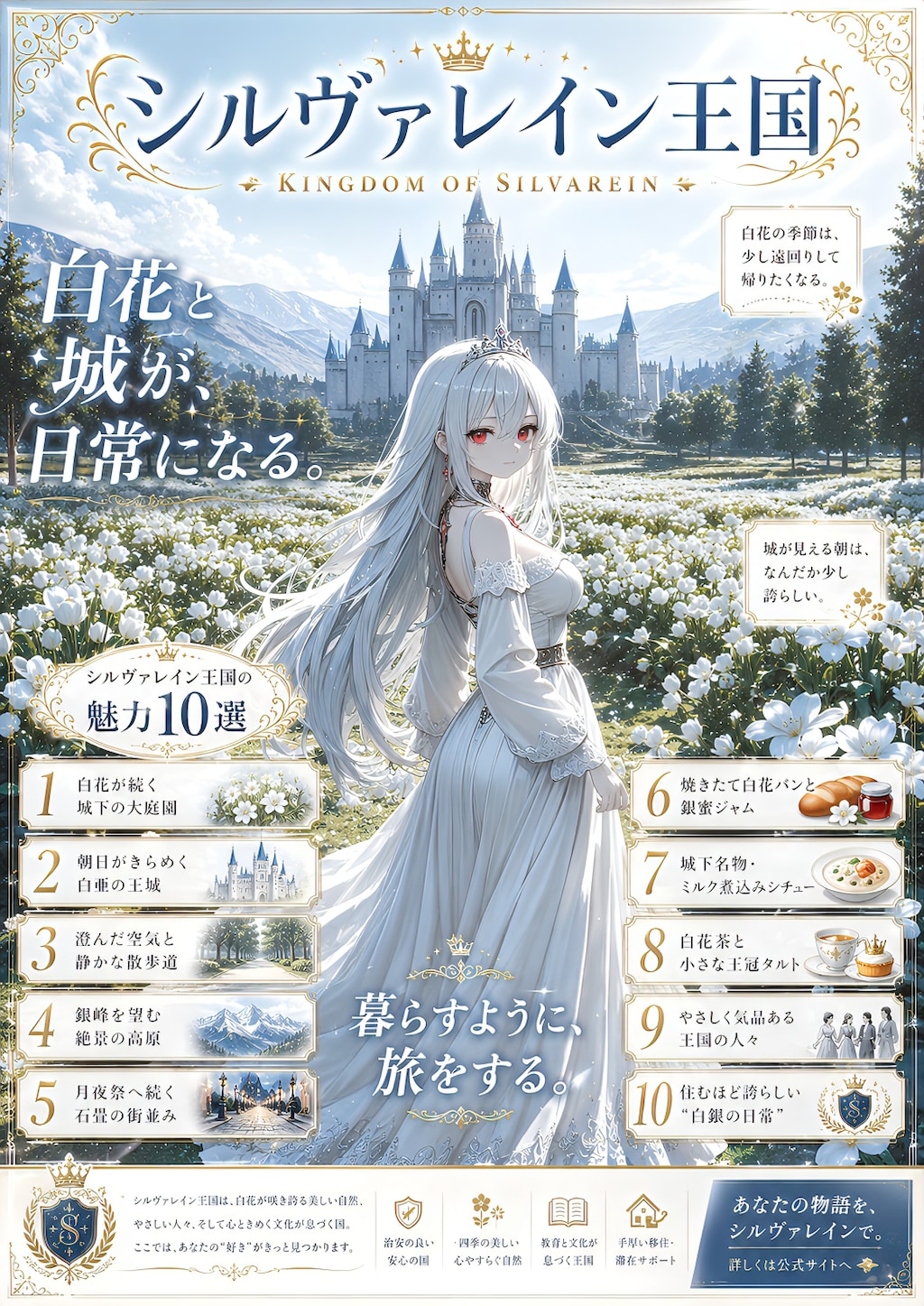 シルヴァレイン王国へようこそ