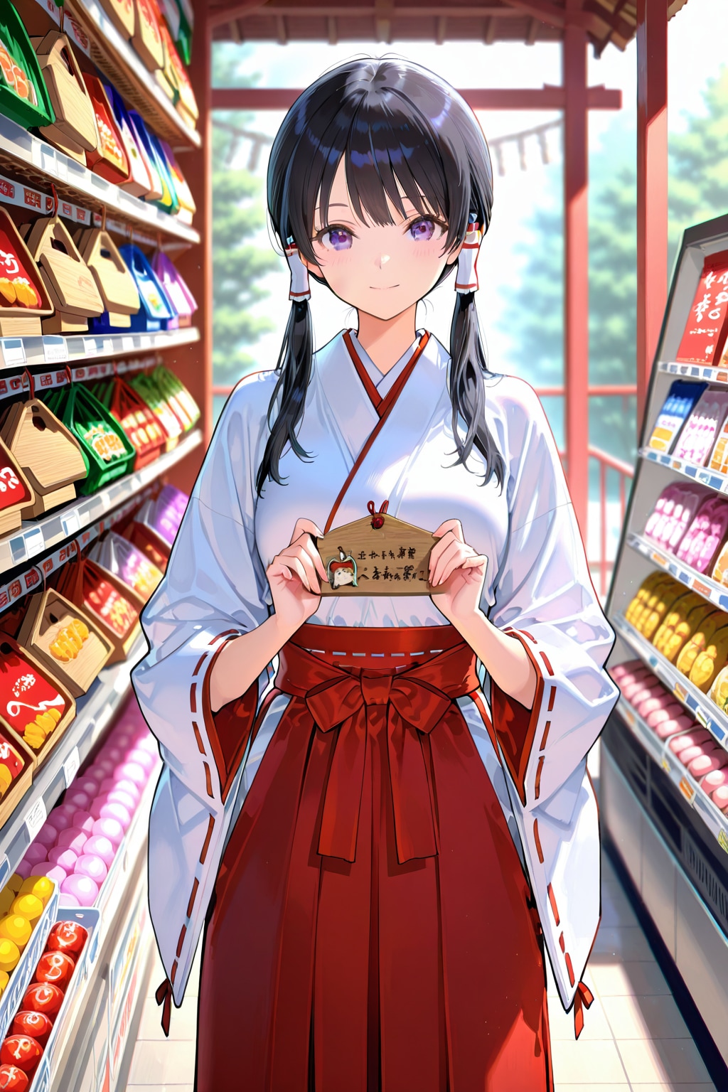 地元JCの巫女バイト | の人気AIイラスト・グラビア