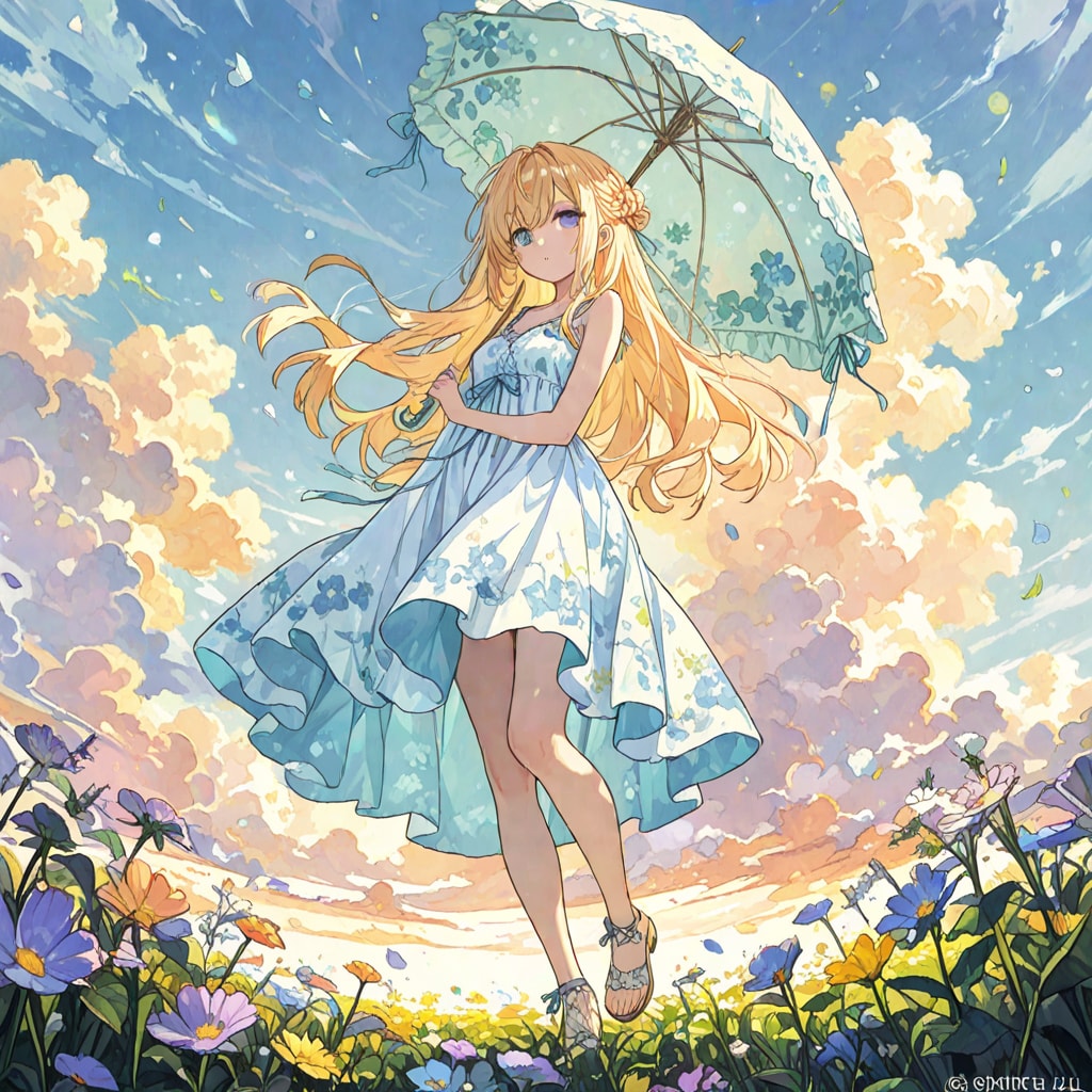 日傘、入道雲 | の人気AIイラスト・グラビア