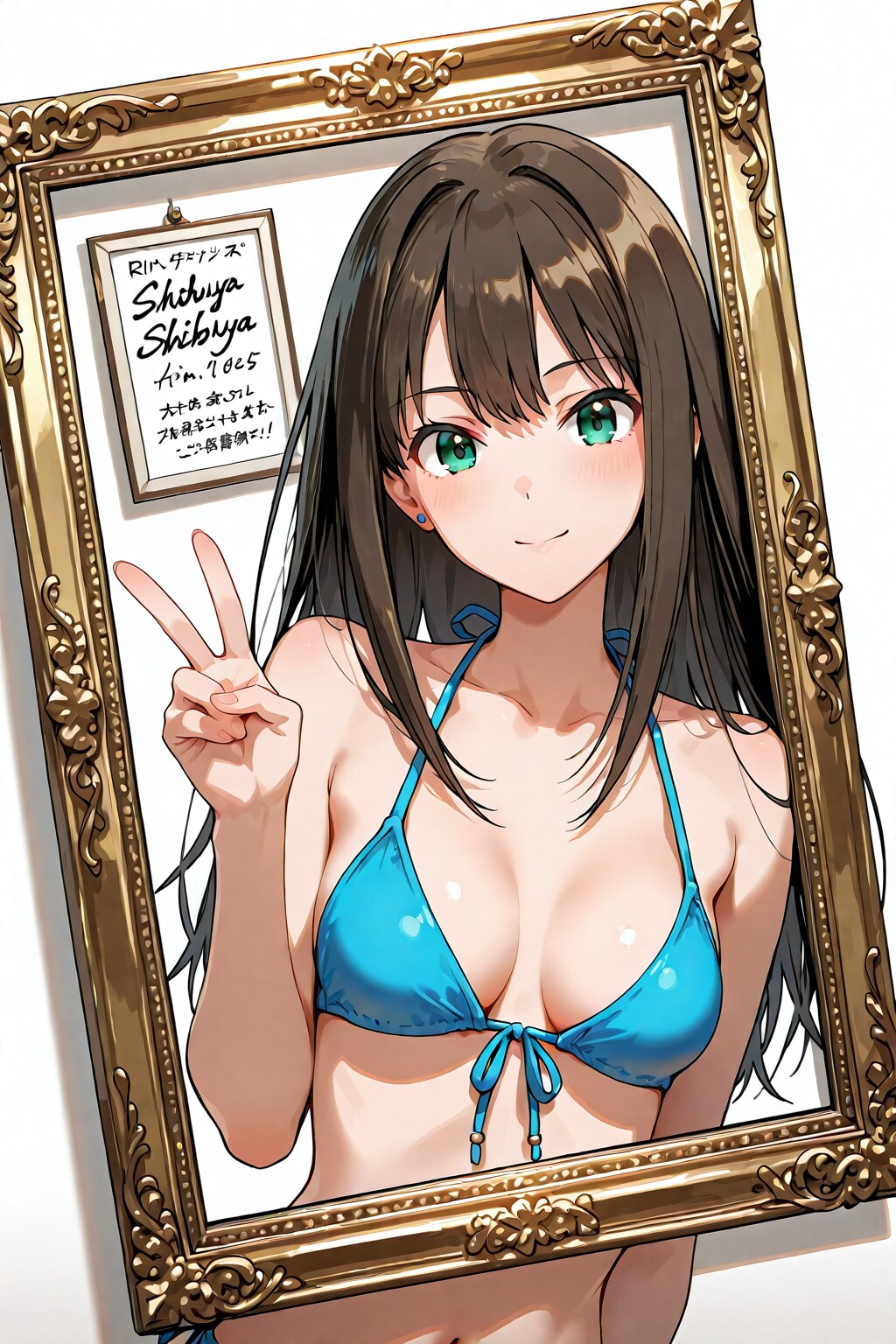色紙と額縁