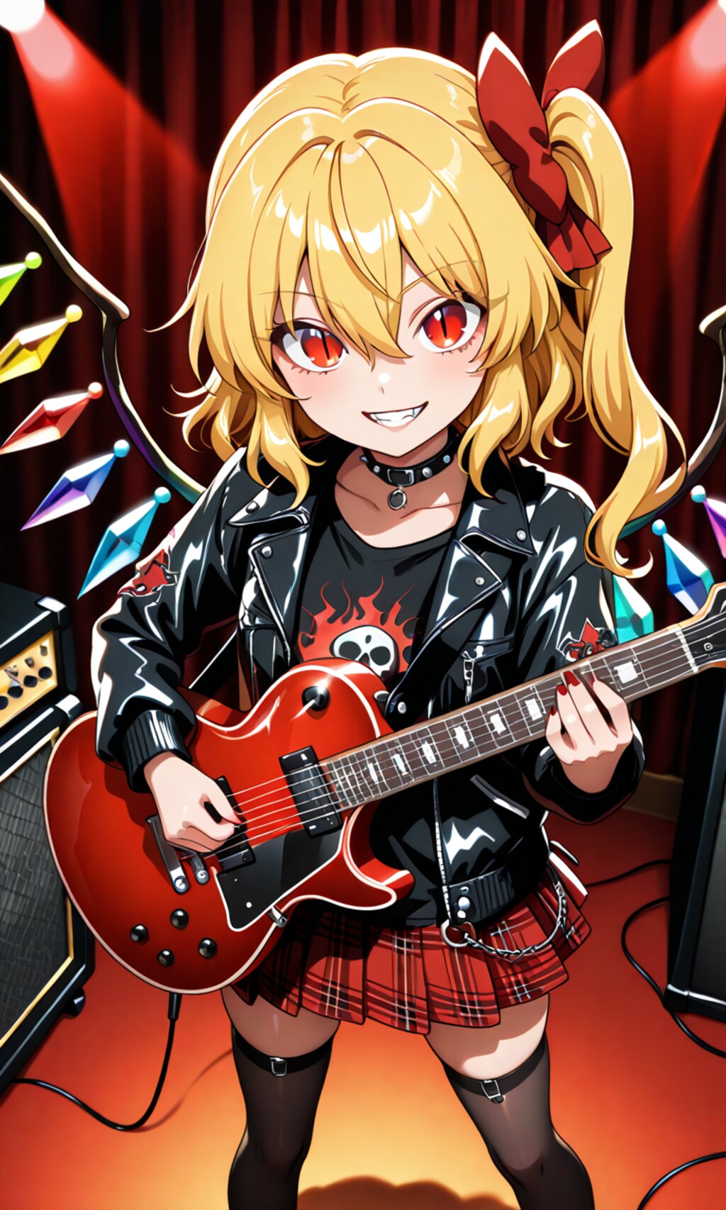 パンク衣装のフラン