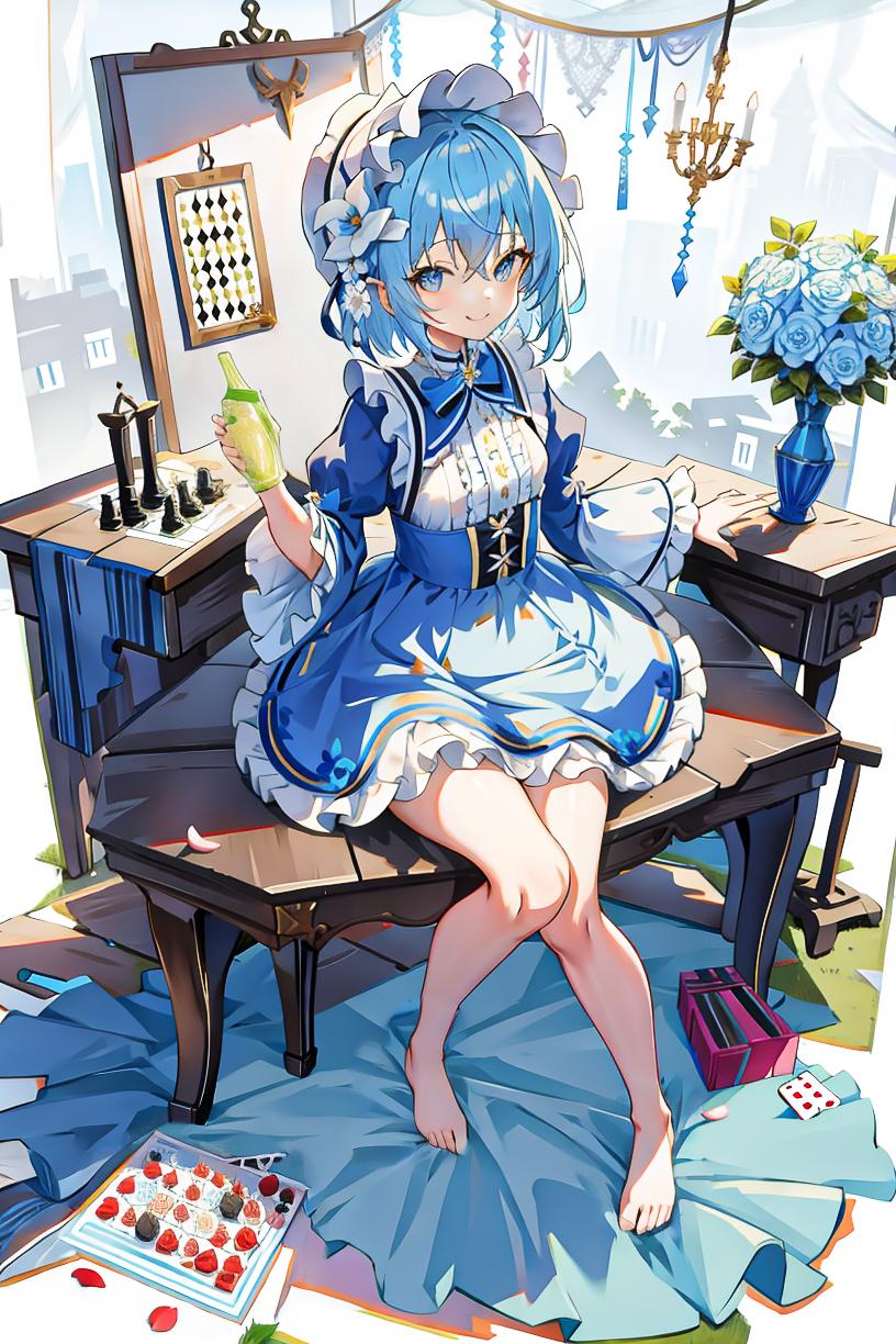 青い子さん
