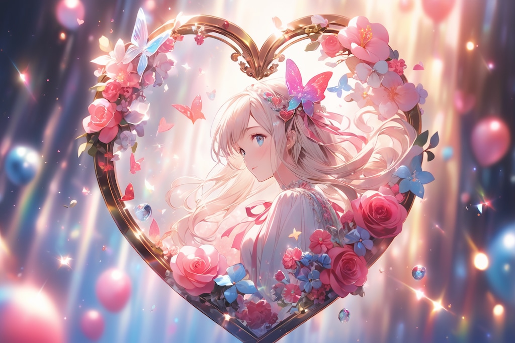 恋咲く乙女は甘色の薔薇のように